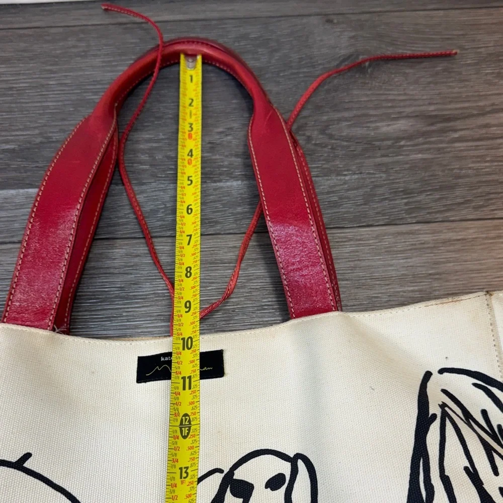 KATE SPADE & MAIRA KALMAN Canvas Tote Bag
